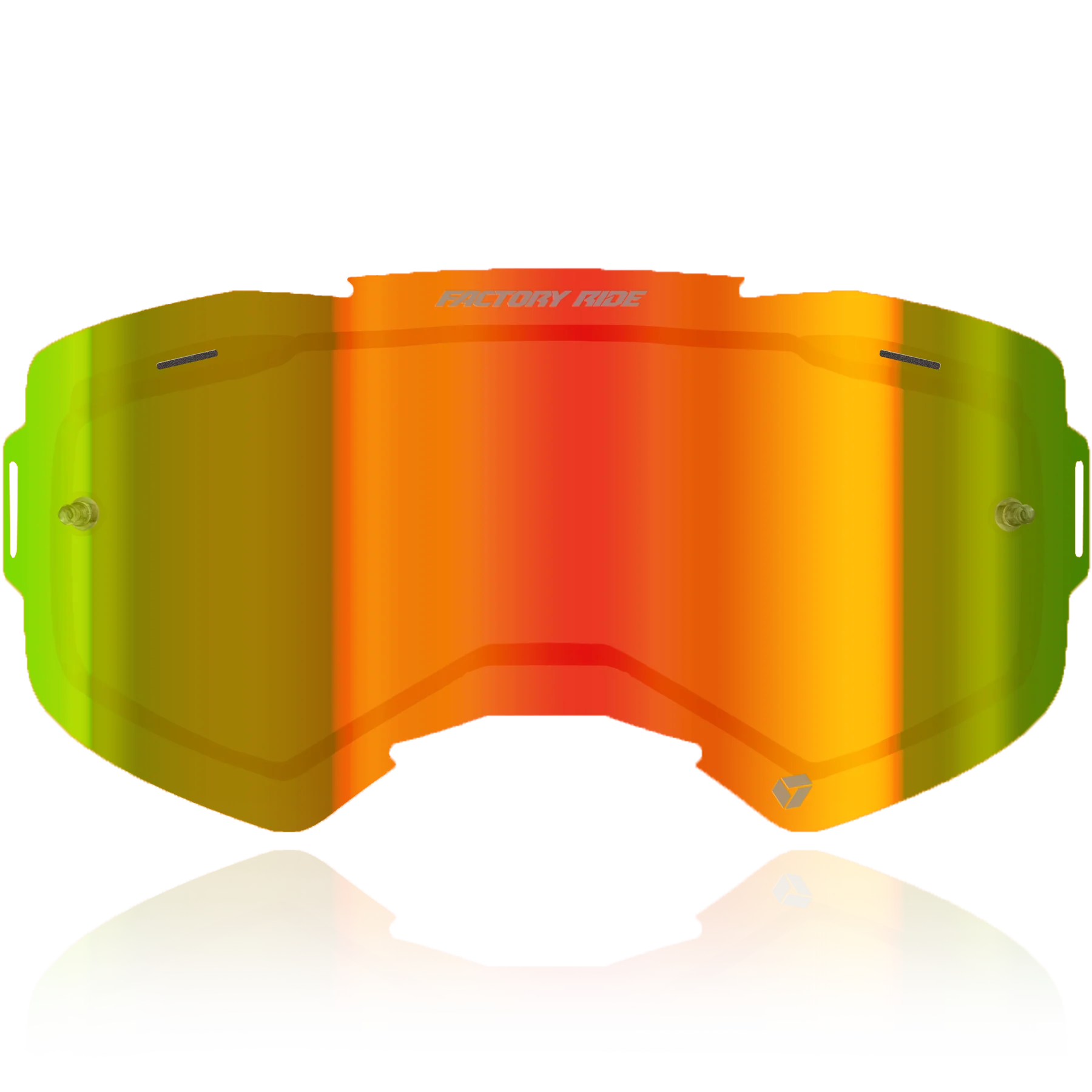 Factory Ride Dual 2-Vented Lens W/Post