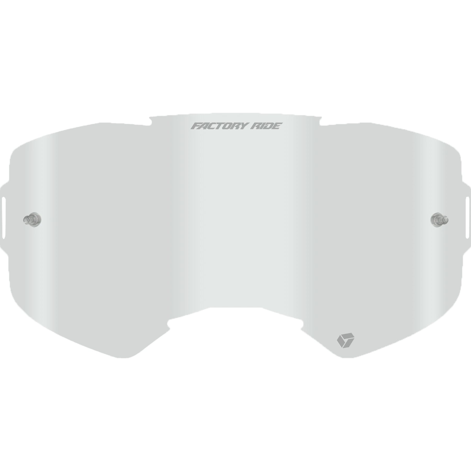 Factory Ride MX Clearidium Lens W/Pins