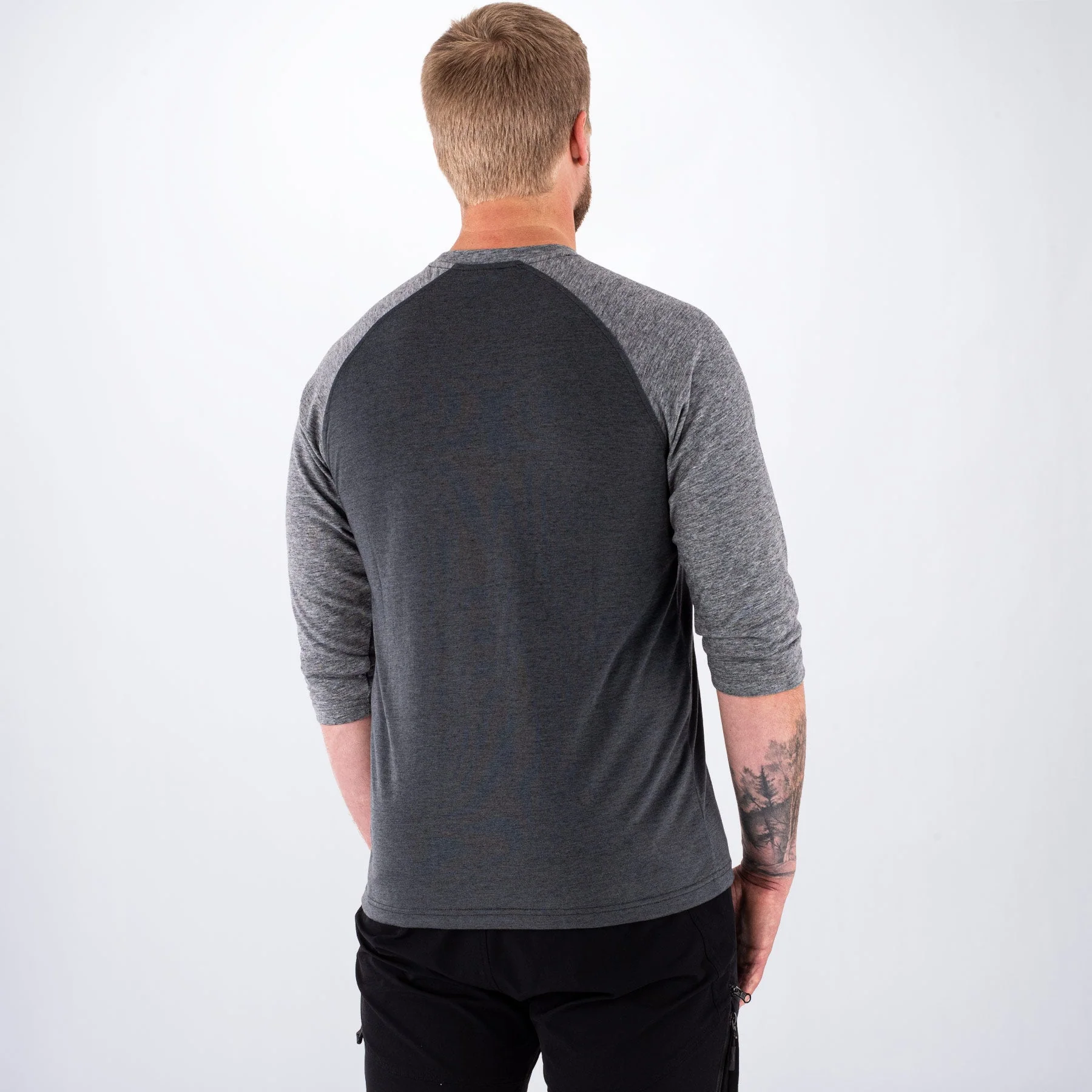Men's Clutch Tech 3/4 Sleeve Shirt - Image 4