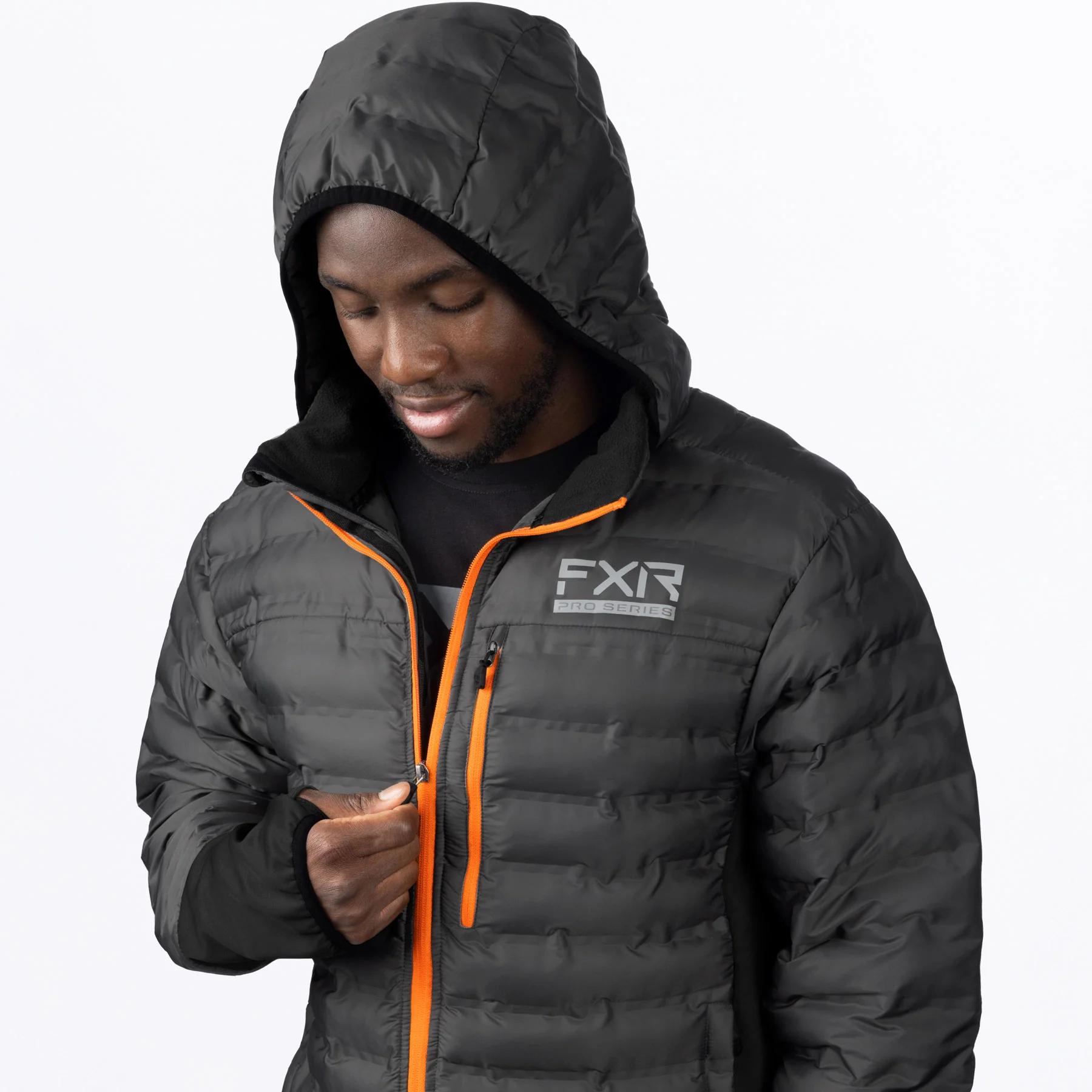 Men's Podium Hybrid Quilted Hoodie - Image 12