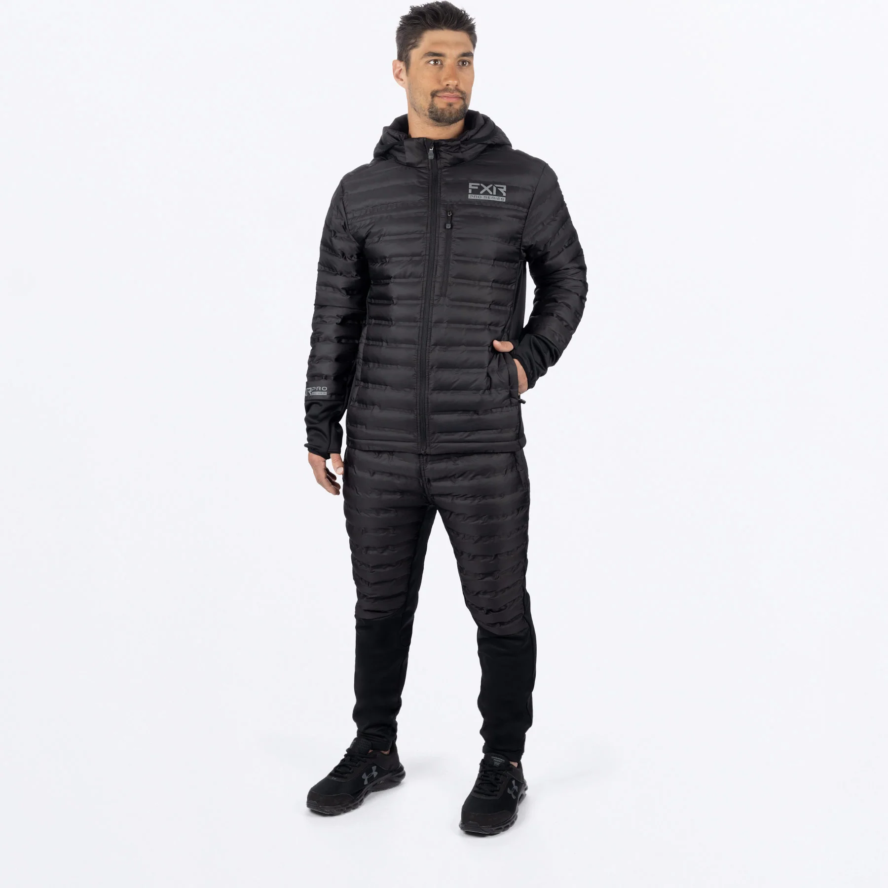 Men's Podium Hybrid Quilted Hoodie - Image 2