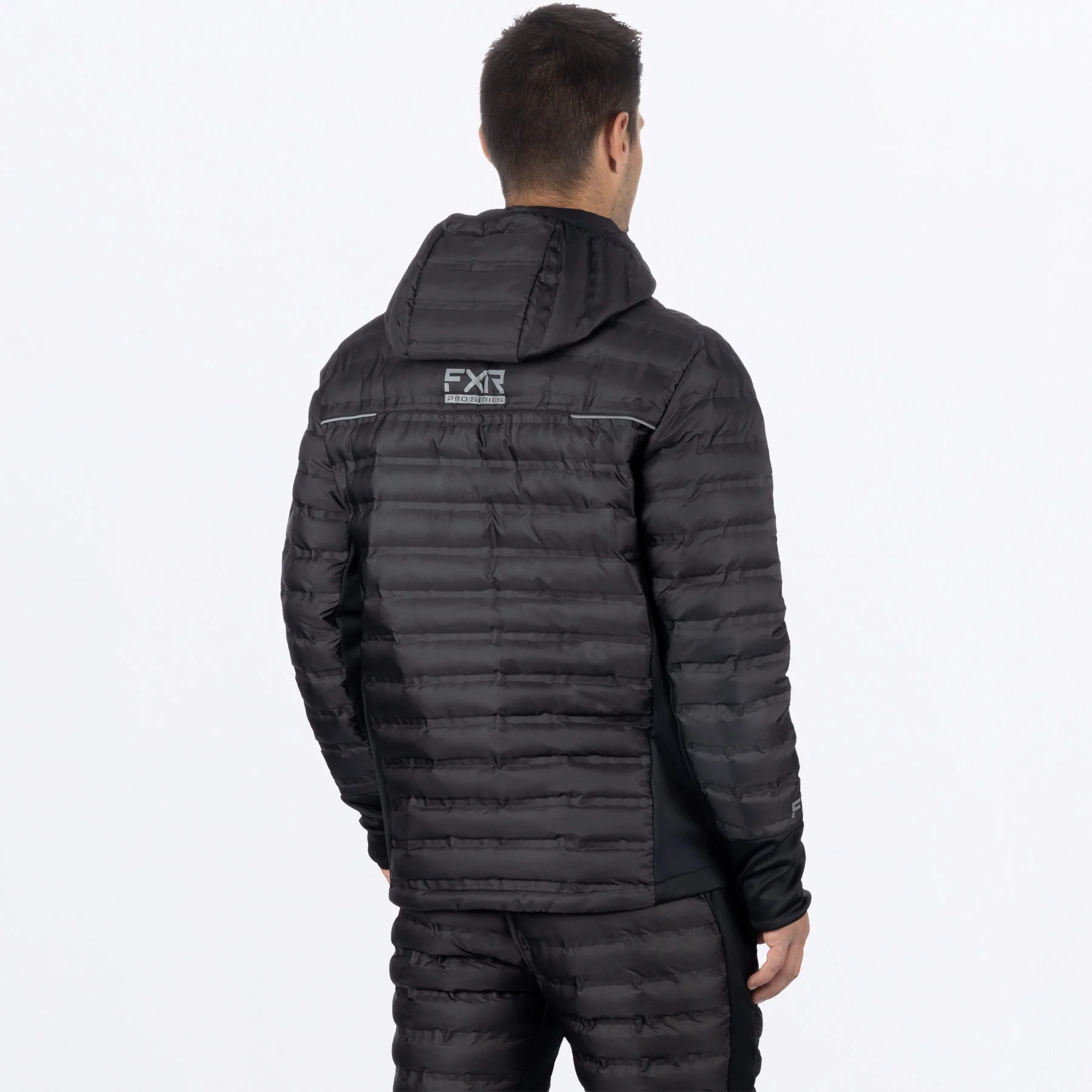 Men's Podium Hybrid Quilted Hoodie - Image 3