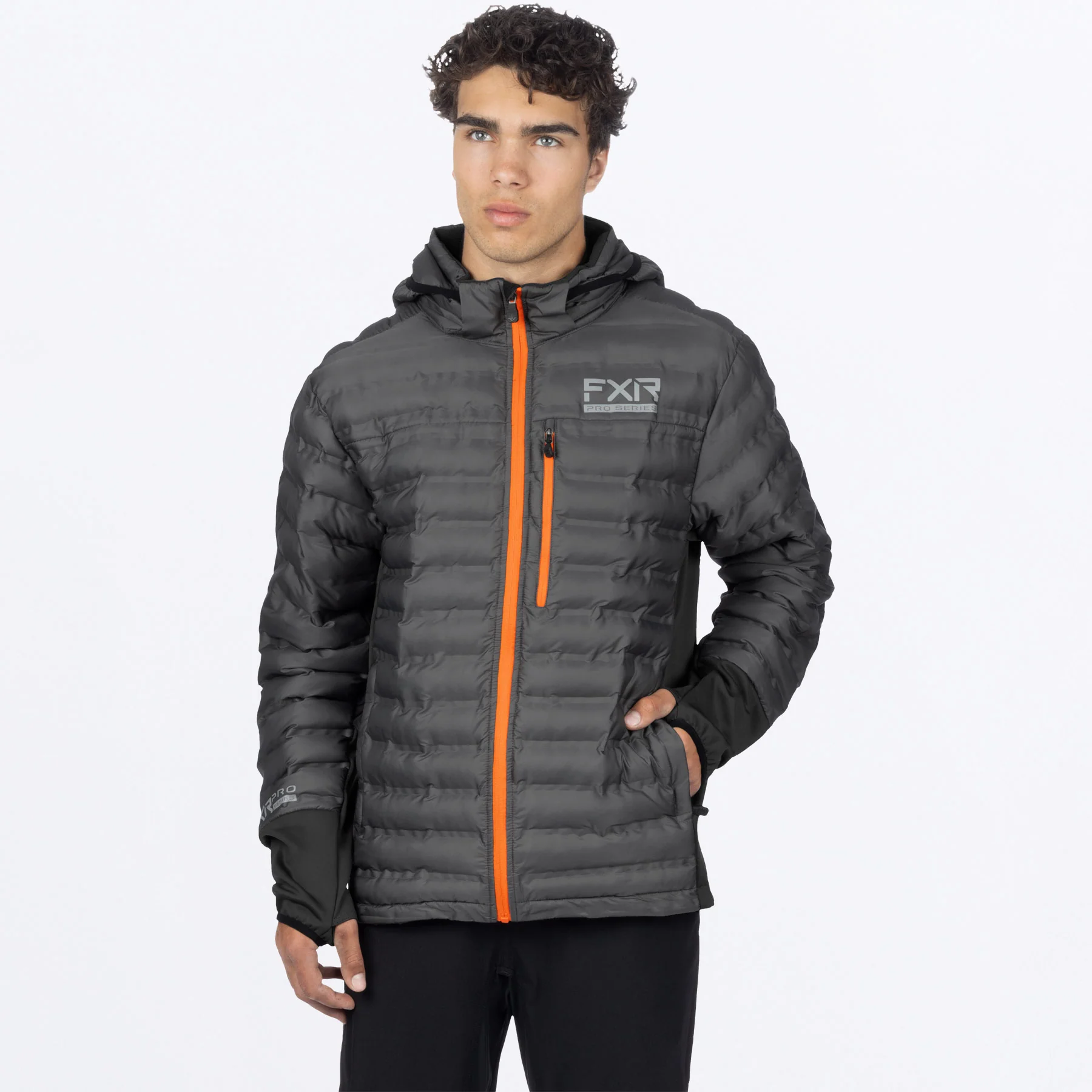 Men's Podium Hybrid Quilted Hoodie - Image 9