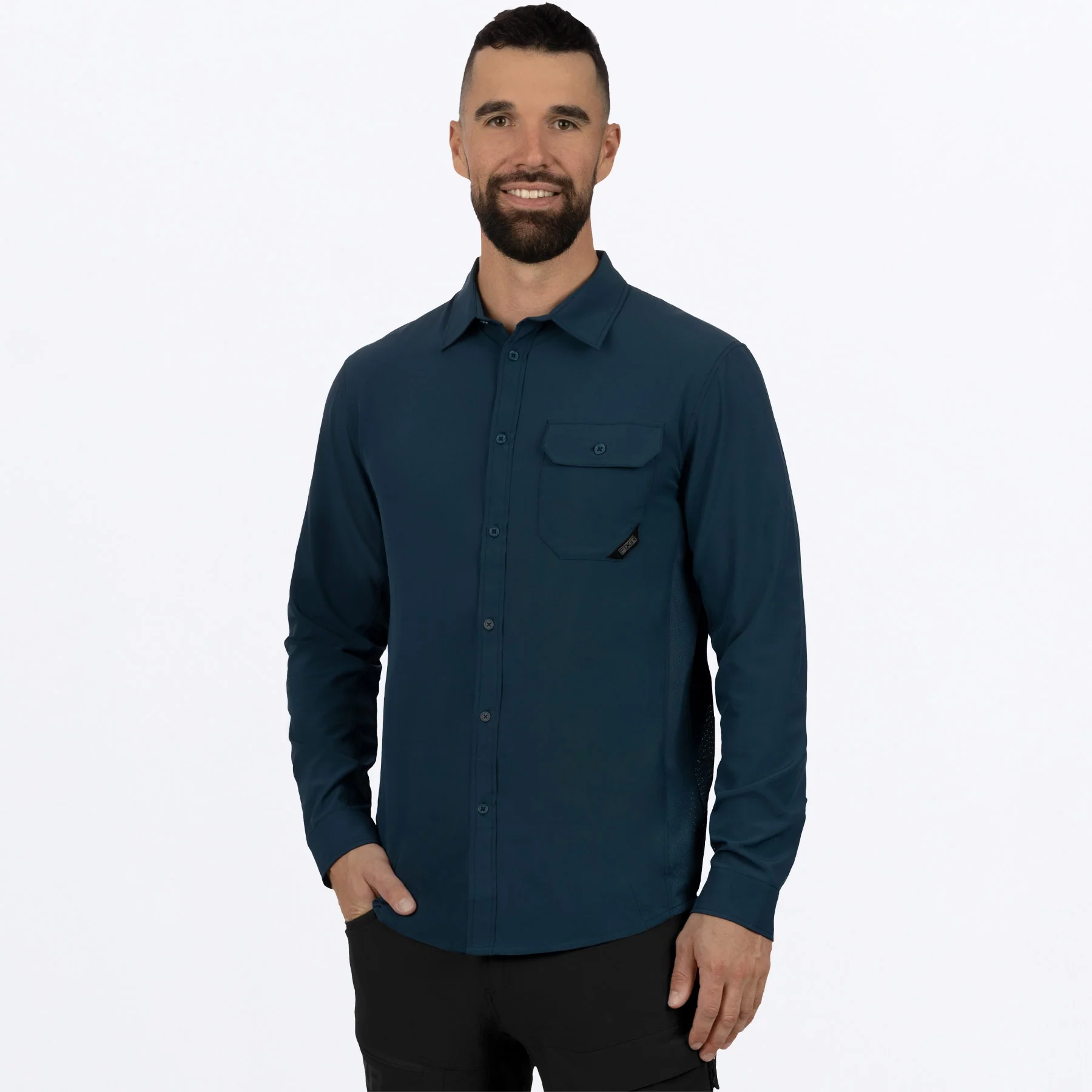 Men's Breeze Performance UPF L/S Shirt - Image 5