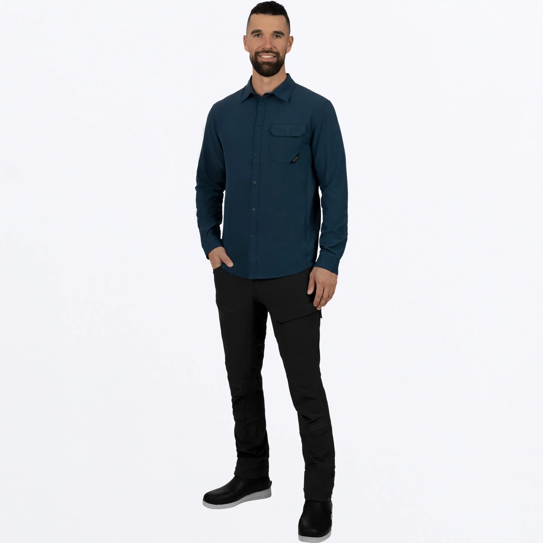 Men's Breeze Performance UPF L/S Shirt - Image 7