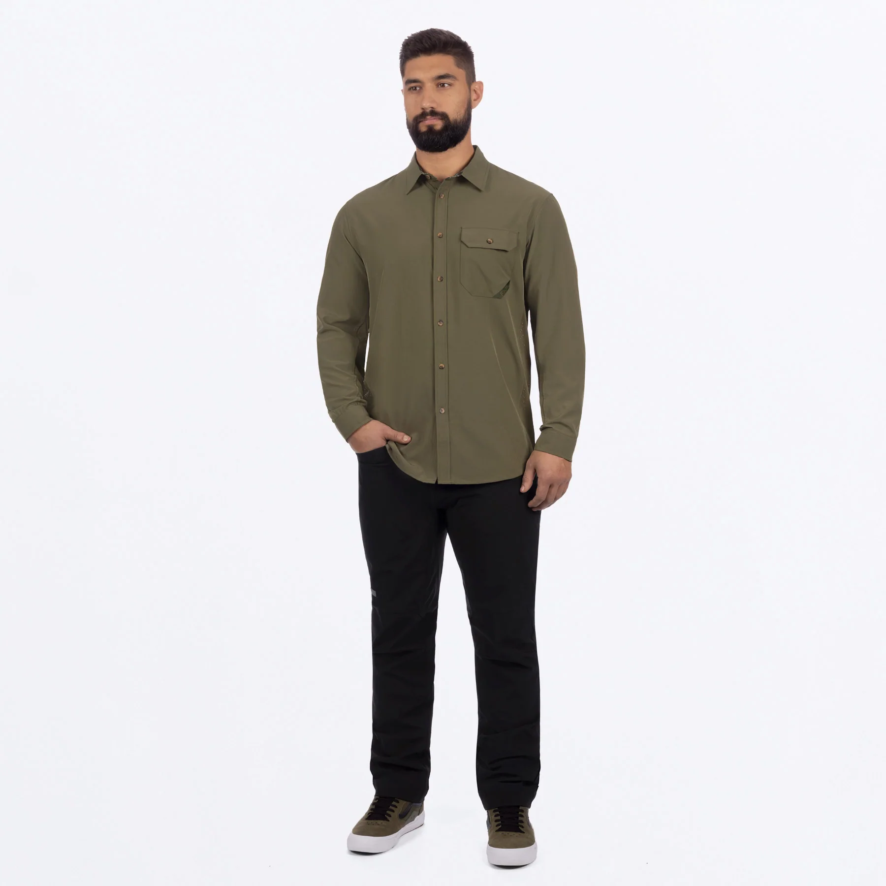 Men's Breeze Performance UPF Longsleeve Shirt - Image 9