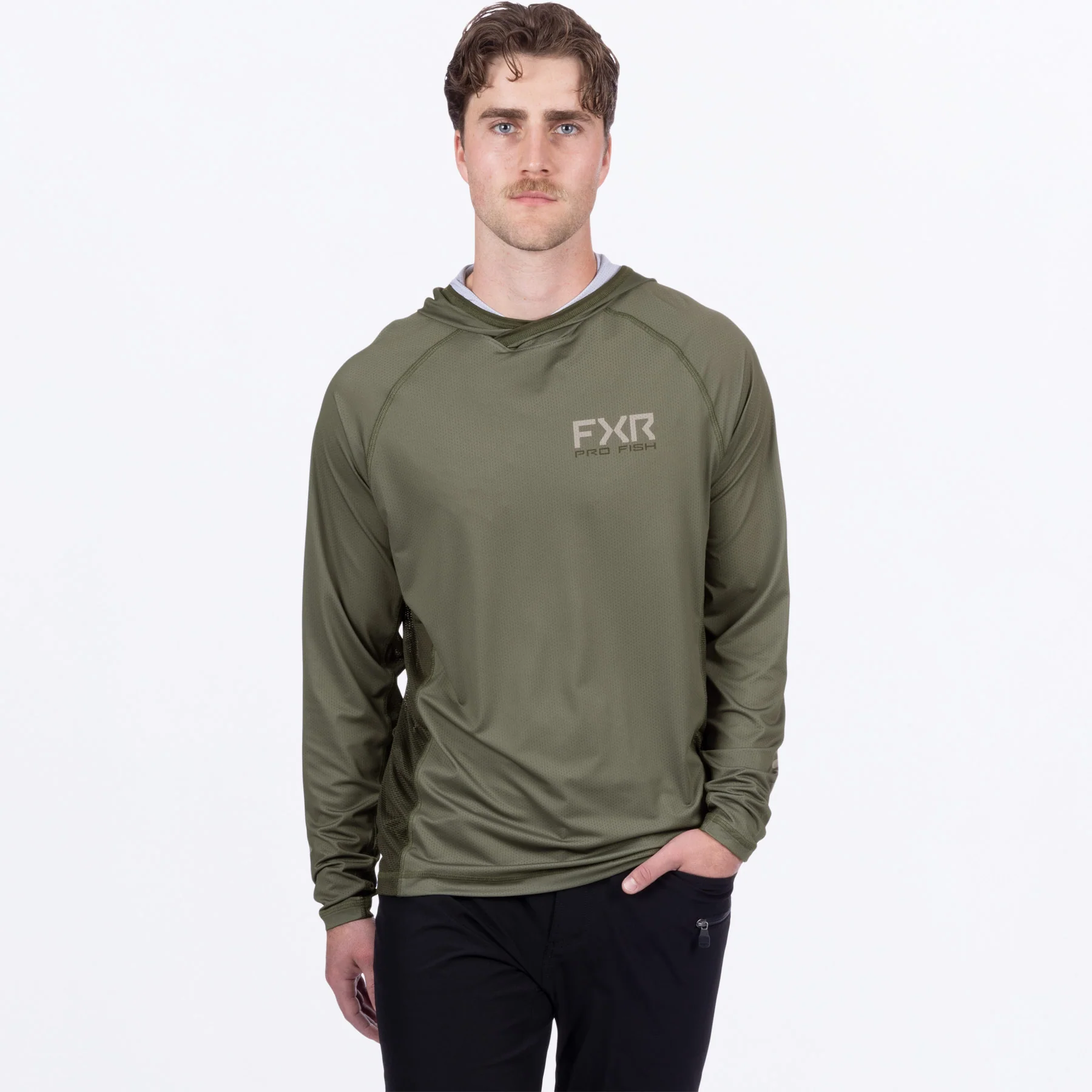 Men's Derby Air UPF Pullover Hoodie - Image 12