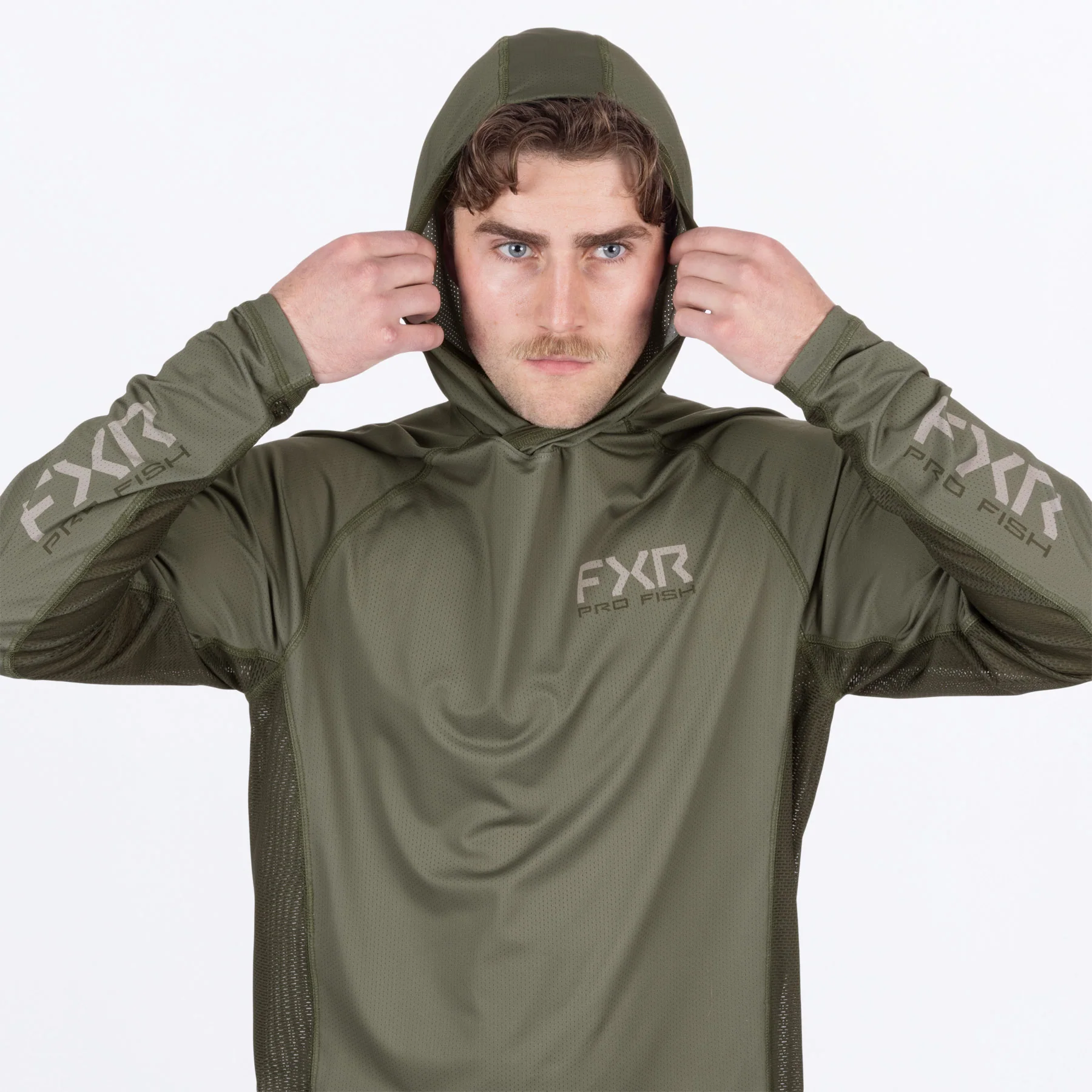 Men's Derby Air UPF Pullover Hoodie - Image 15