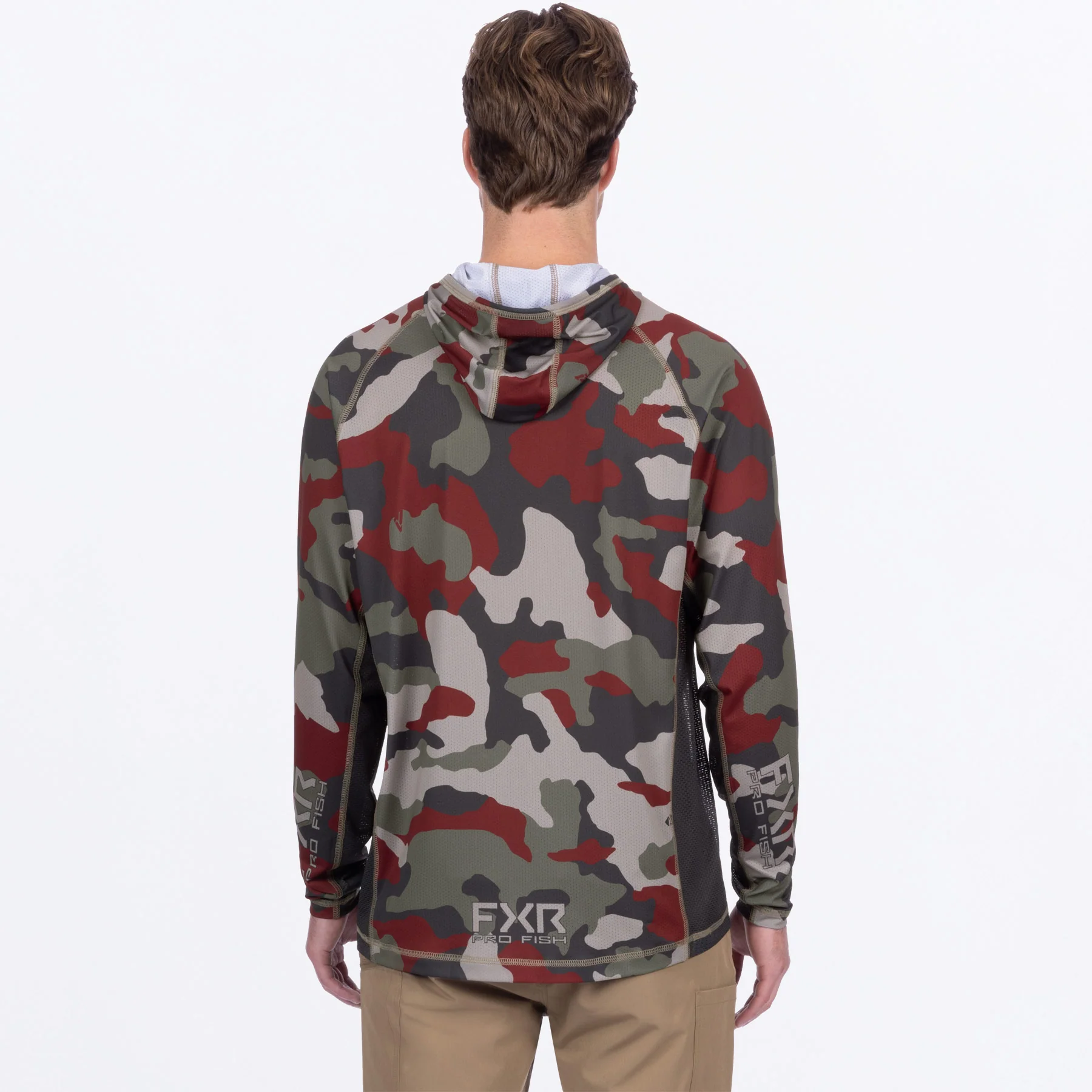 Men's Derby Camo Air UPF Pullover Hoodie - Image 13