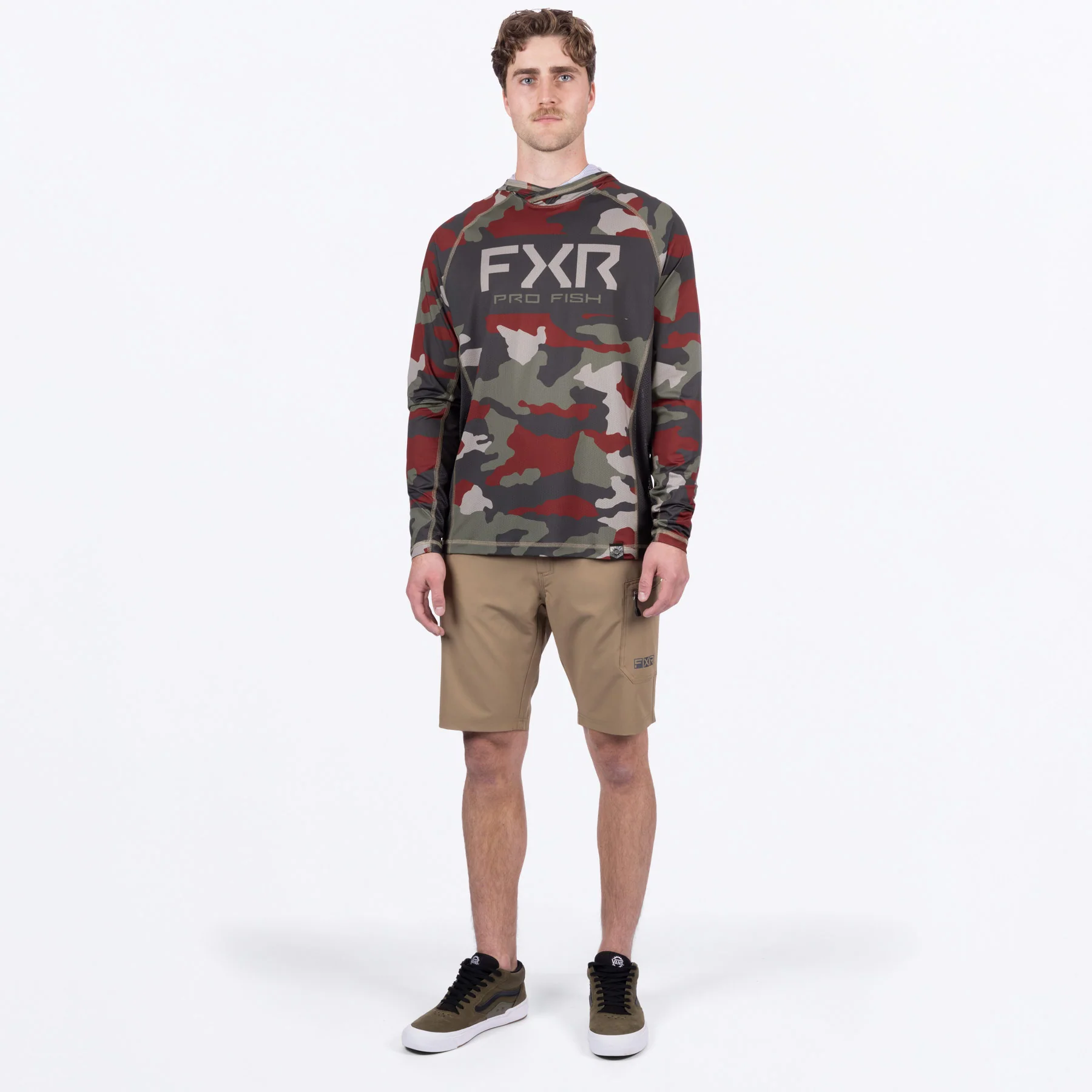 Men's Derby Camo Air UPF Pullover Hoodie - Image 14