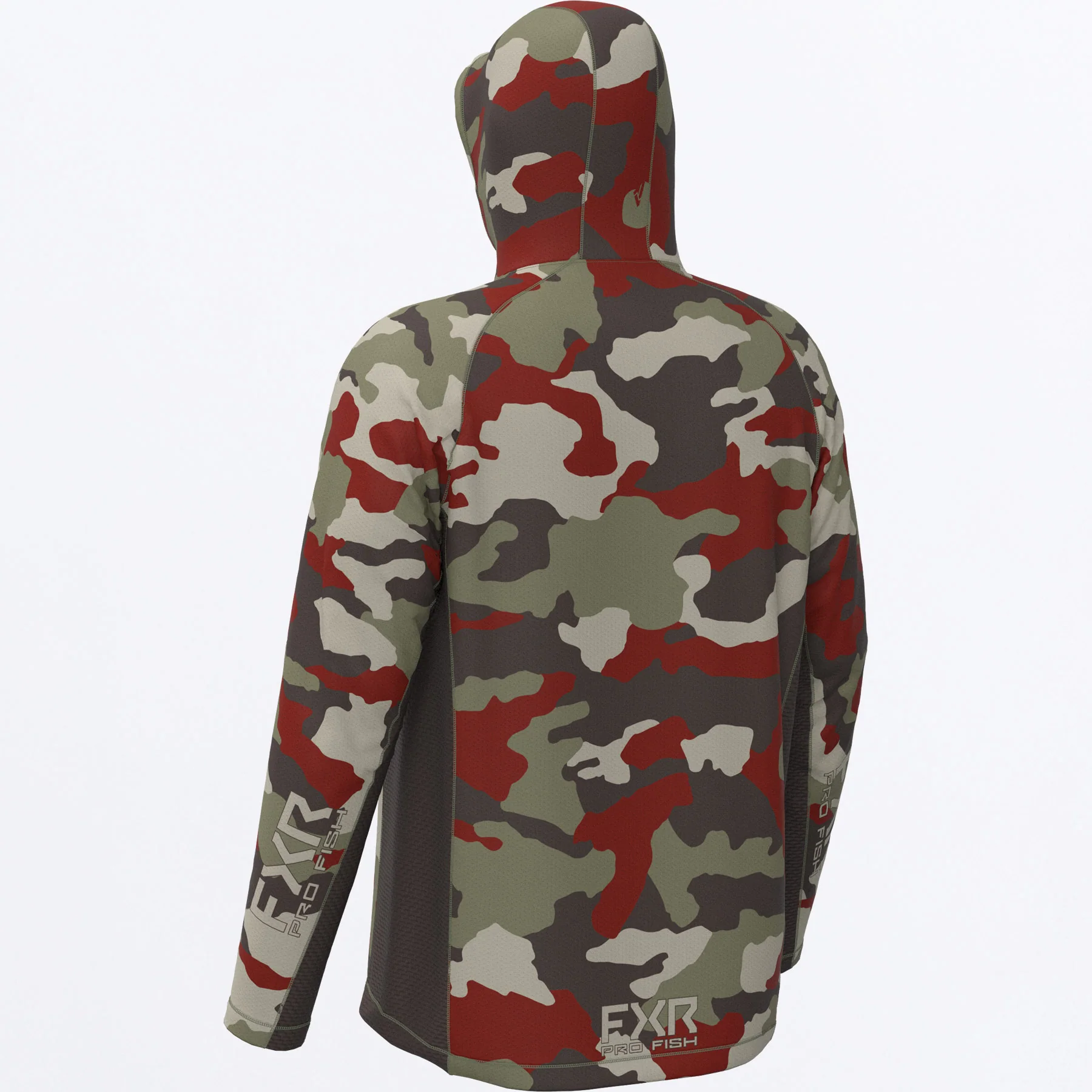 Men's Derby Camo Air UPF Pullover Hoodie - Image 17