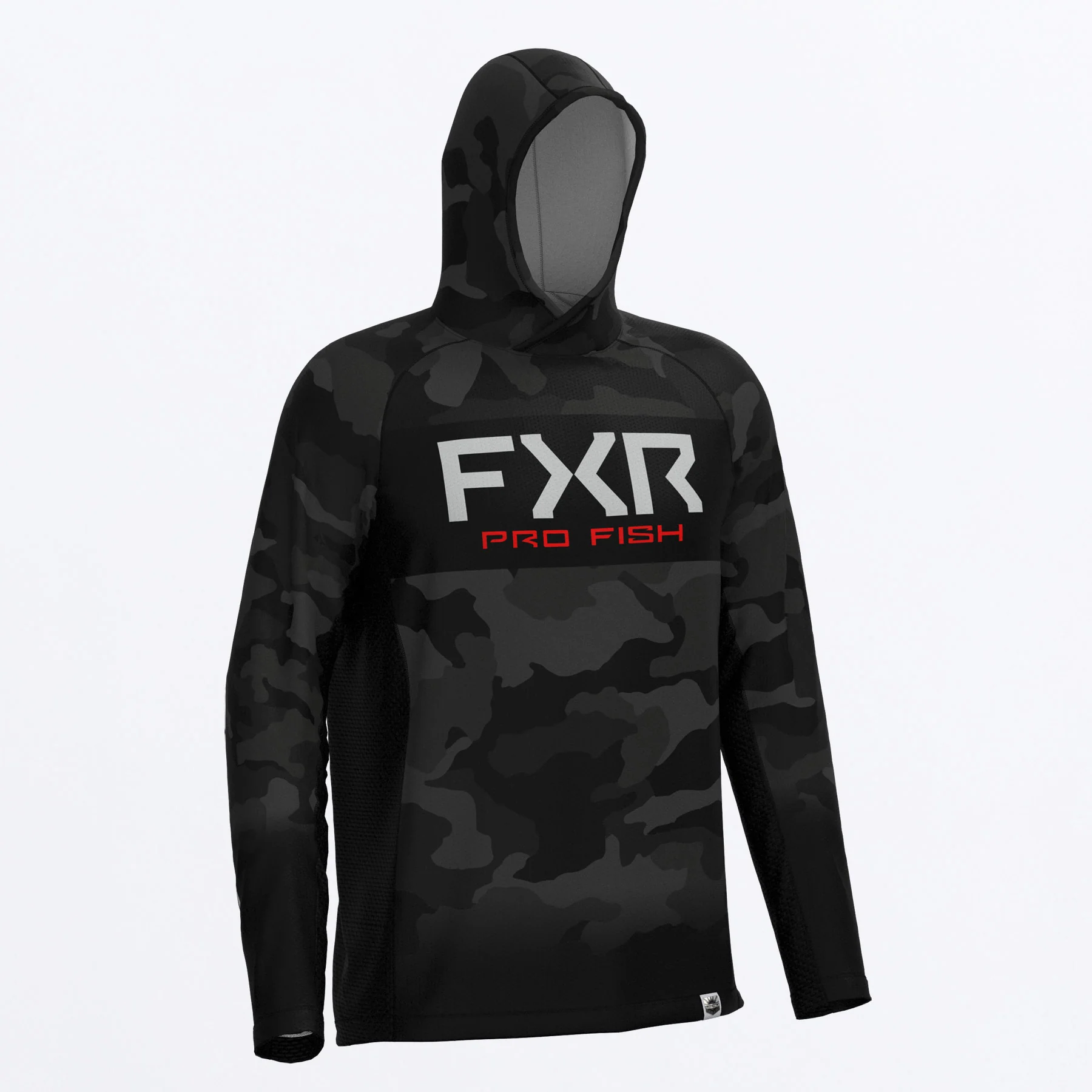Men's Derby Camo Air UPF Pullover Hoodie - Image 2