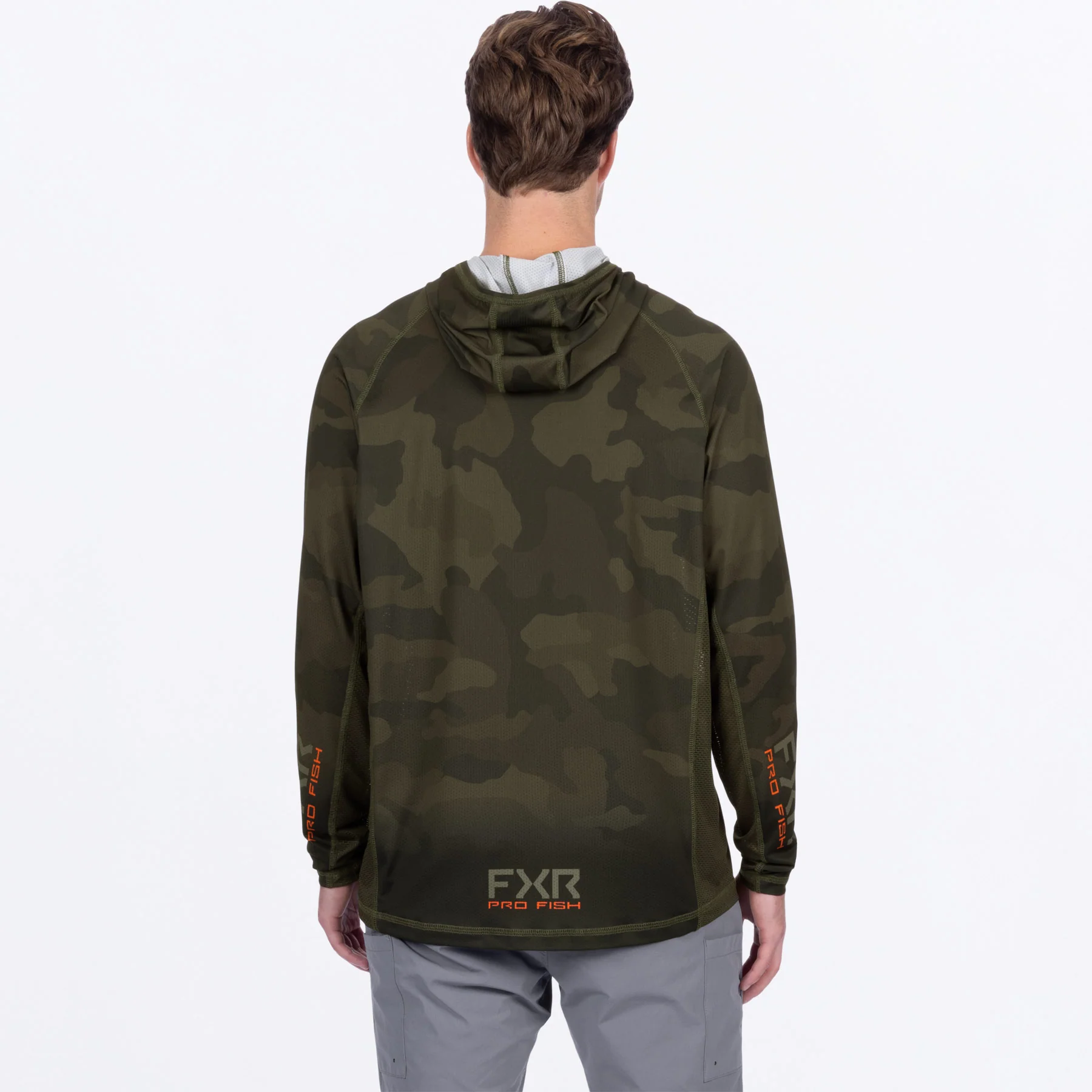 Men's Derby Camo Air UPF Pullover Hoodie - Image 5