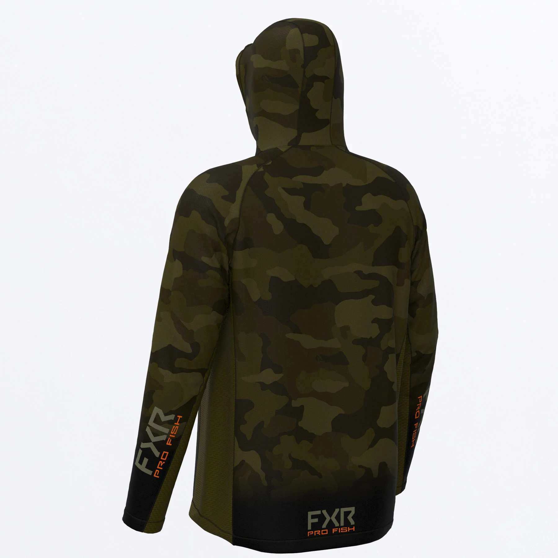 Men's Derby Camo Air UPF Pullover Hoodie - Image 9