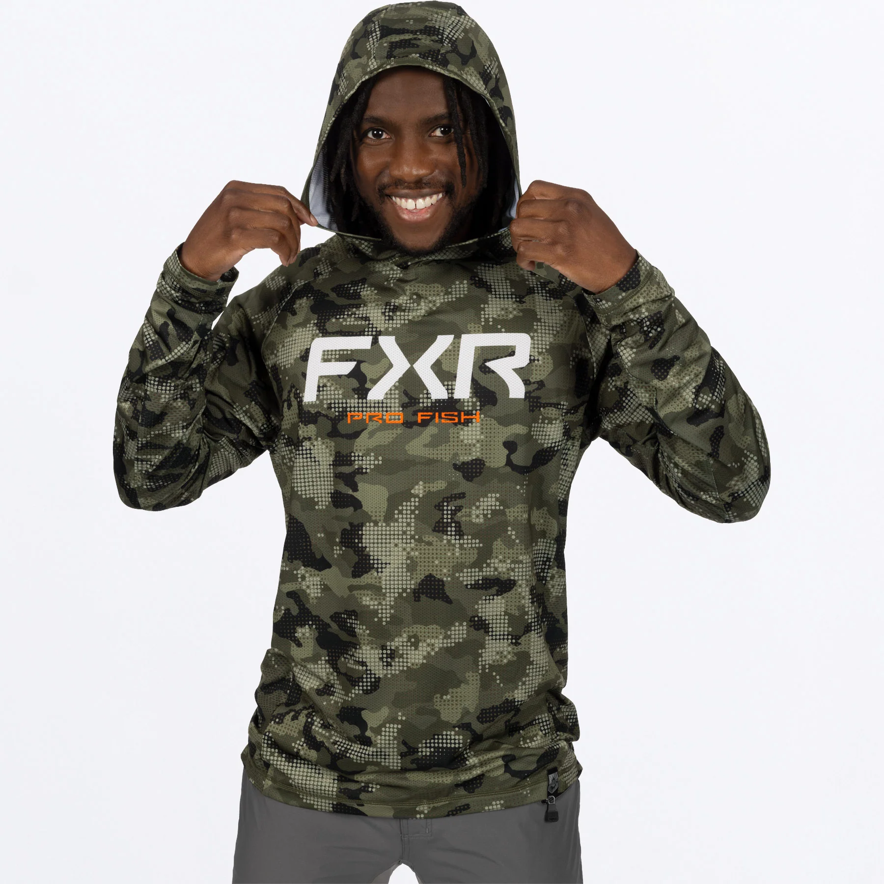 Men's Derby Drift Camo Air UPF Pullover Hoodie - Image 10