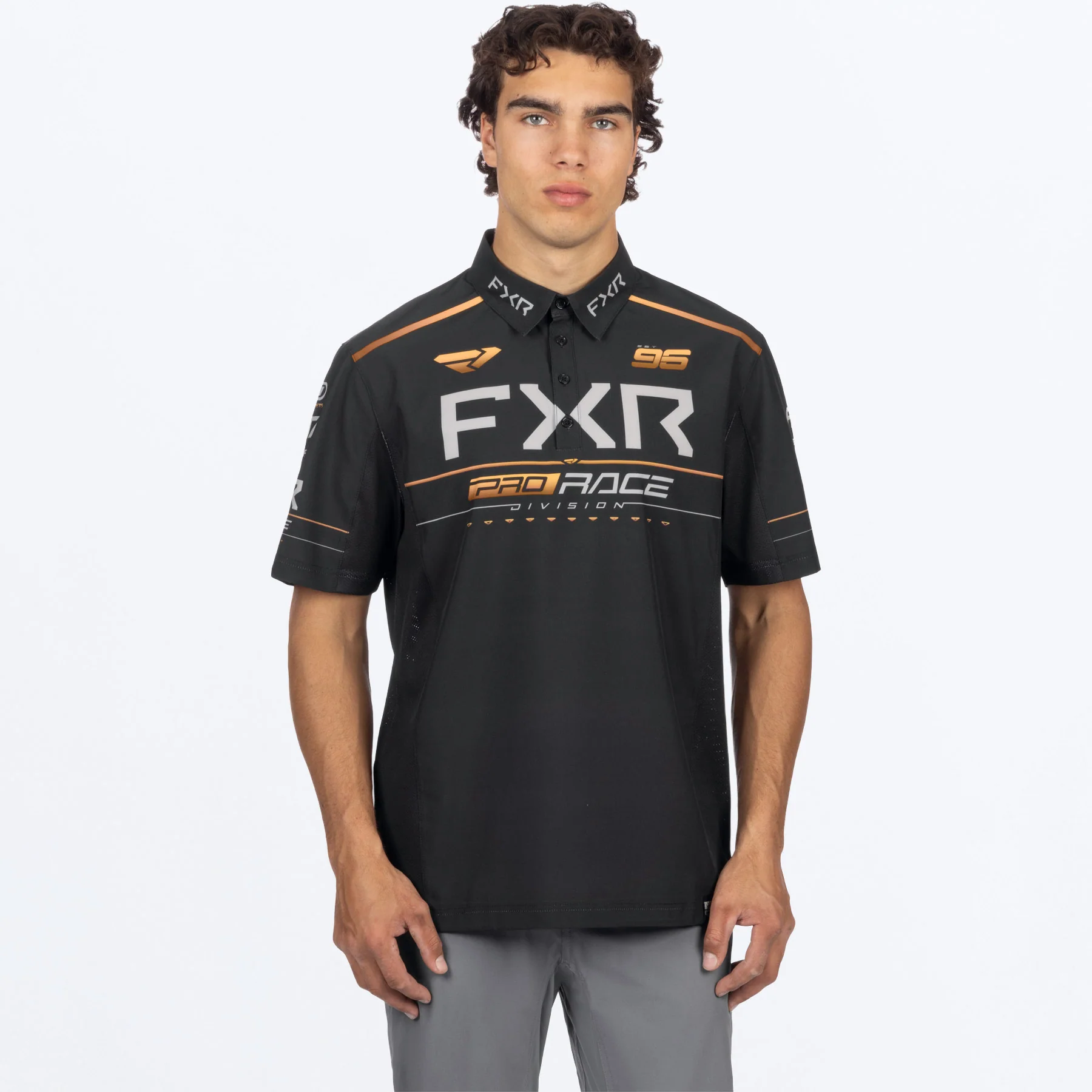 Men's Race Div Performance UPF Polo Shirt