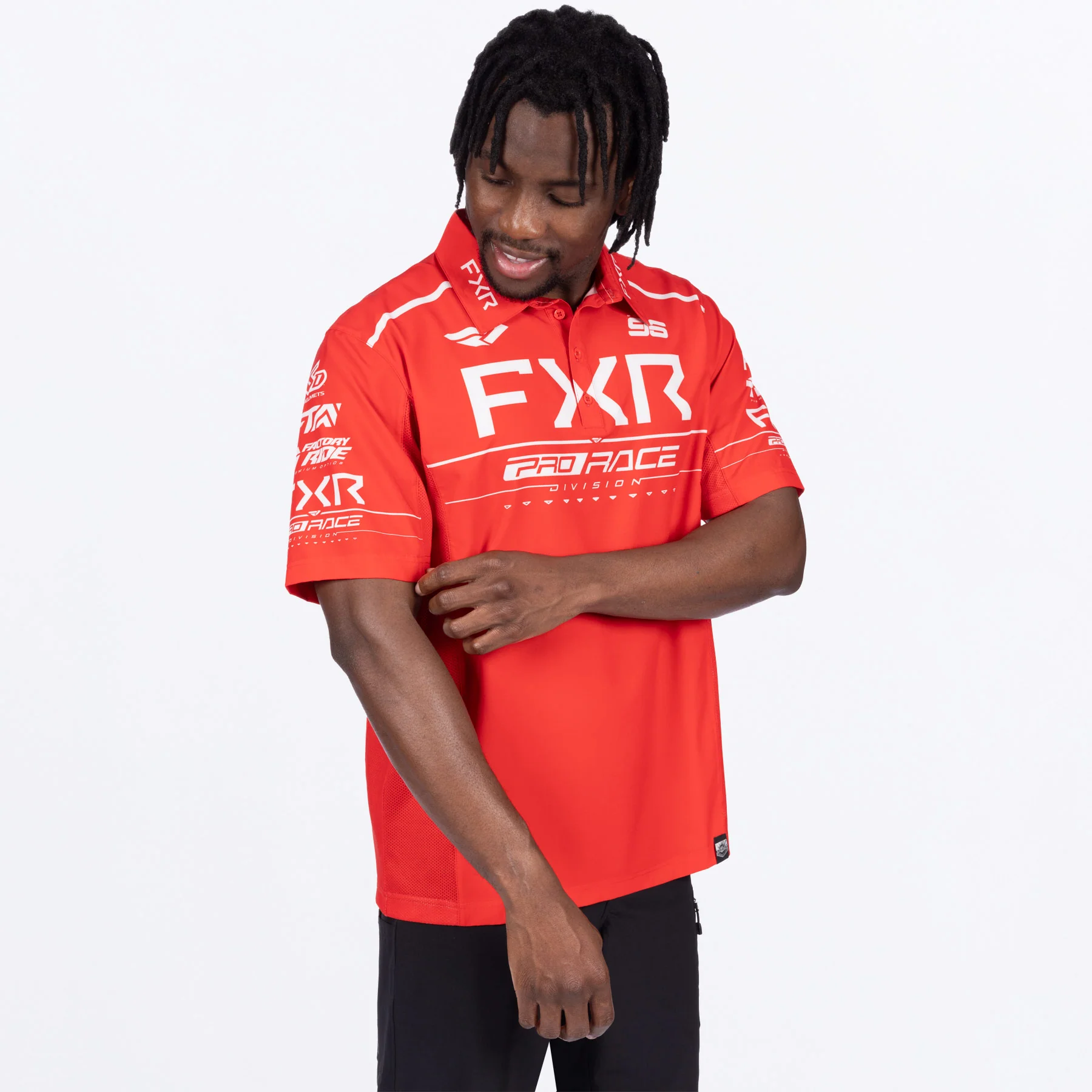 Men's Race Div Performance UPF Polo Shirt - Image 21