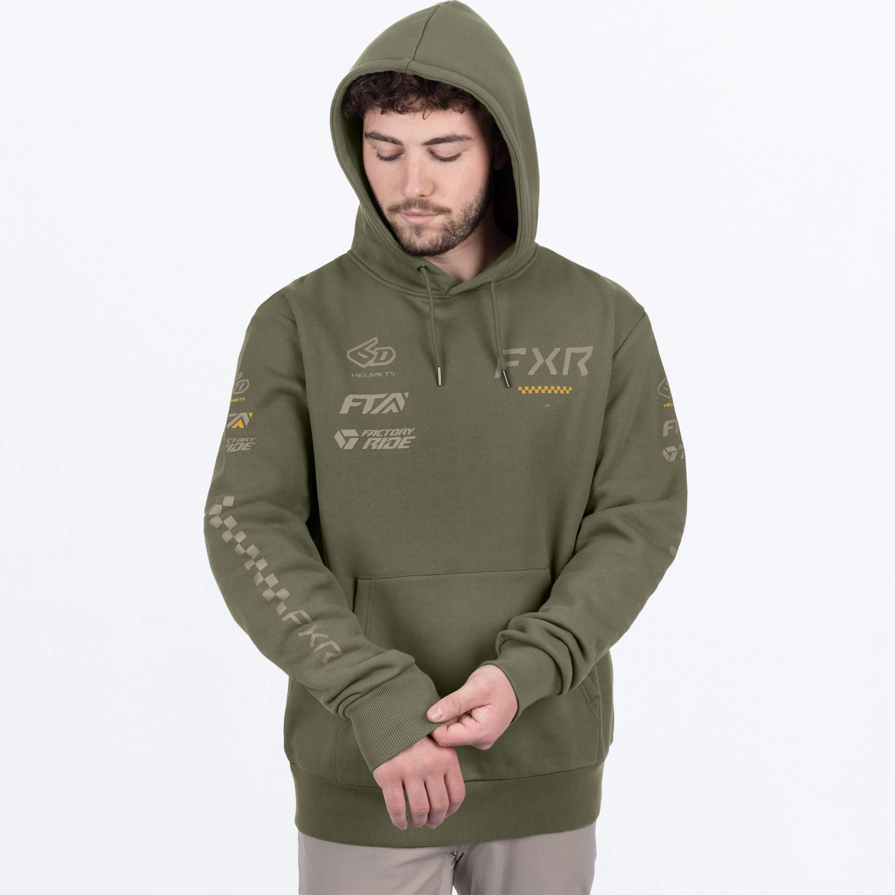 Men's Stack Cotton Pullover Hoodie - Image 11