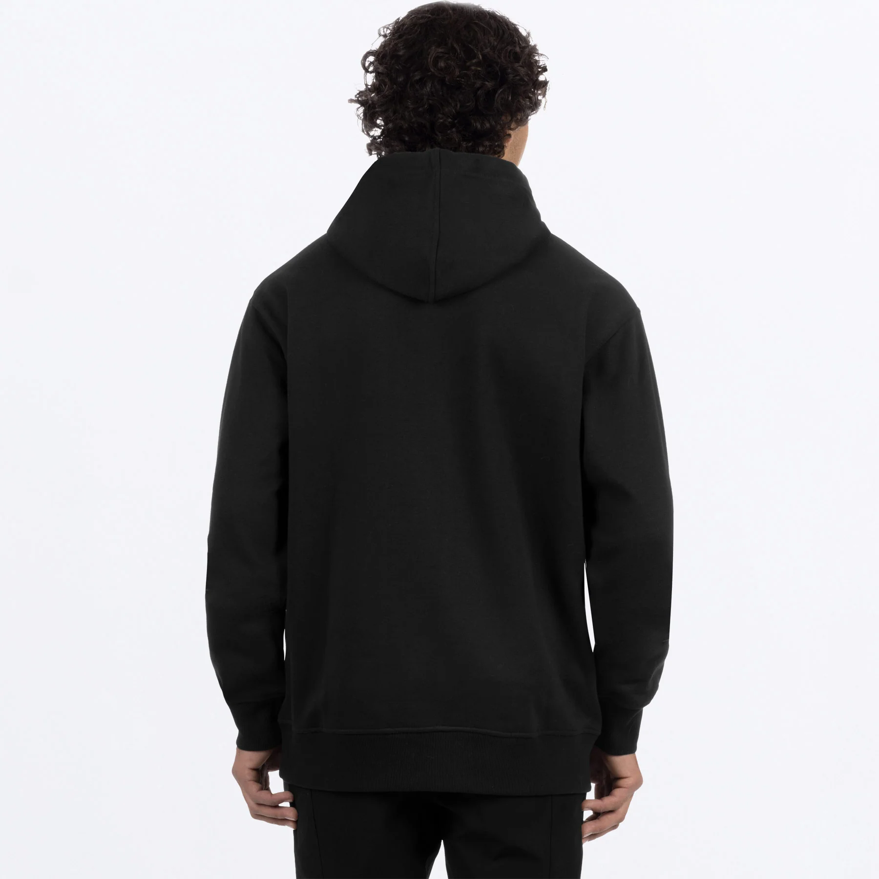 Emblem Cotton Pullover Hoodie - Image 2