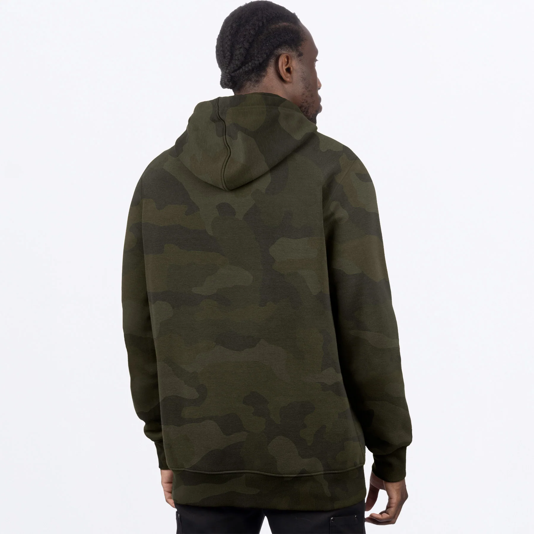 Emblem Cotton Pullover Hoodie - Image 6