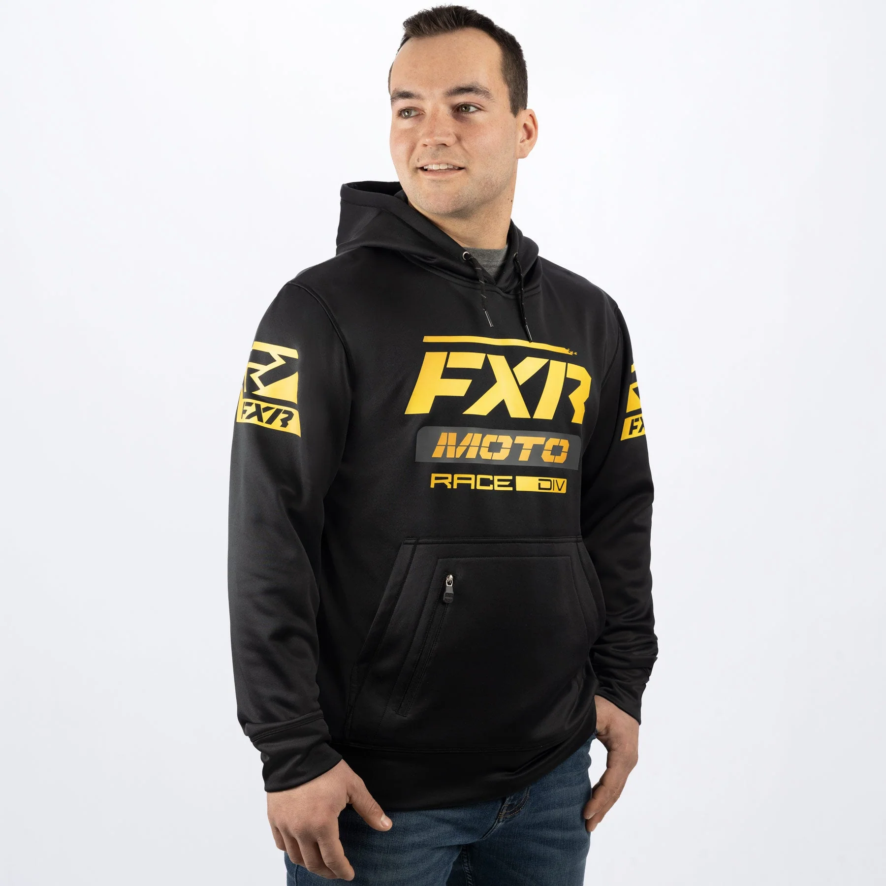 Unisex Moto Tech Pullover Hoodie - Image 2