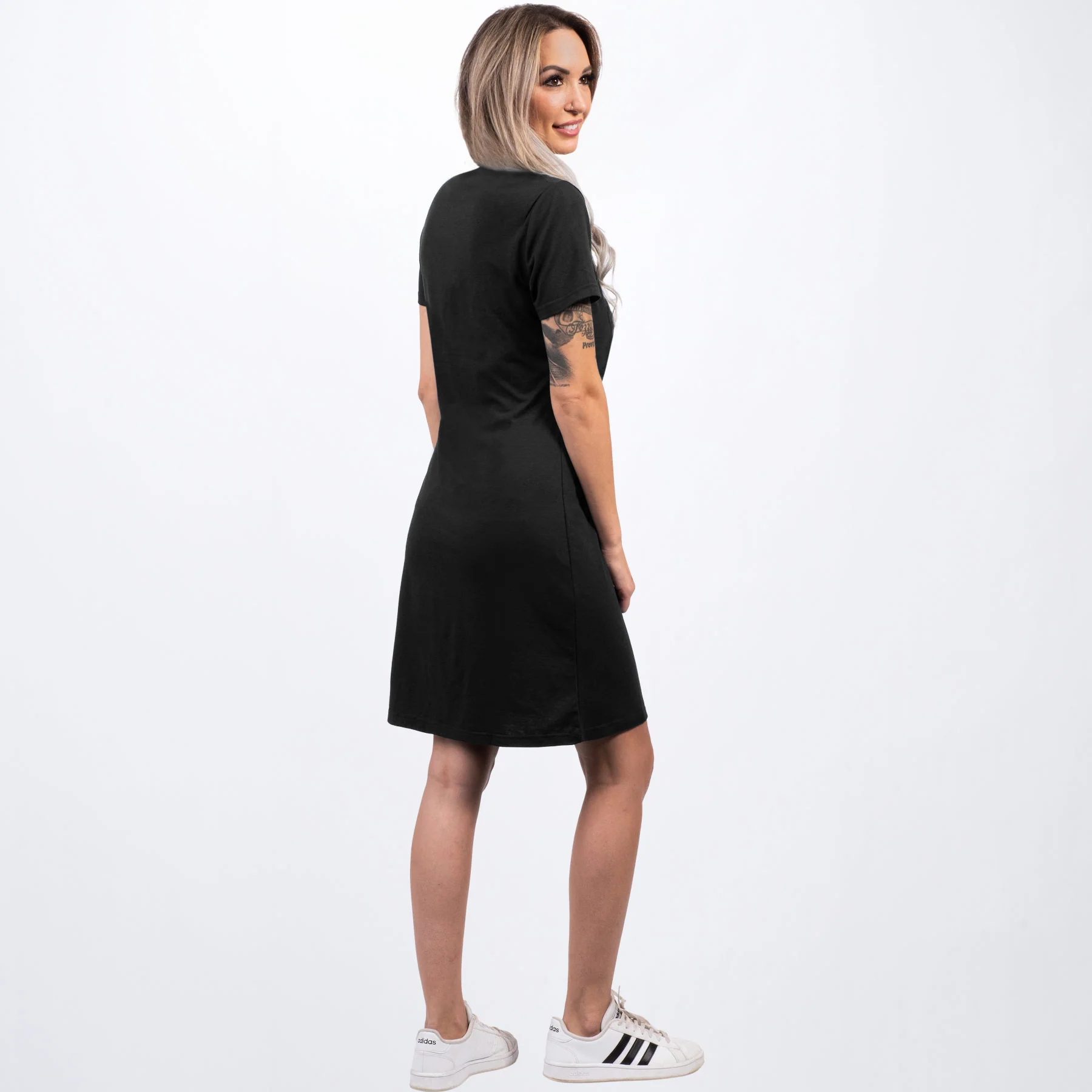 Women's Track Tech T-Shirt Dress - Image 2