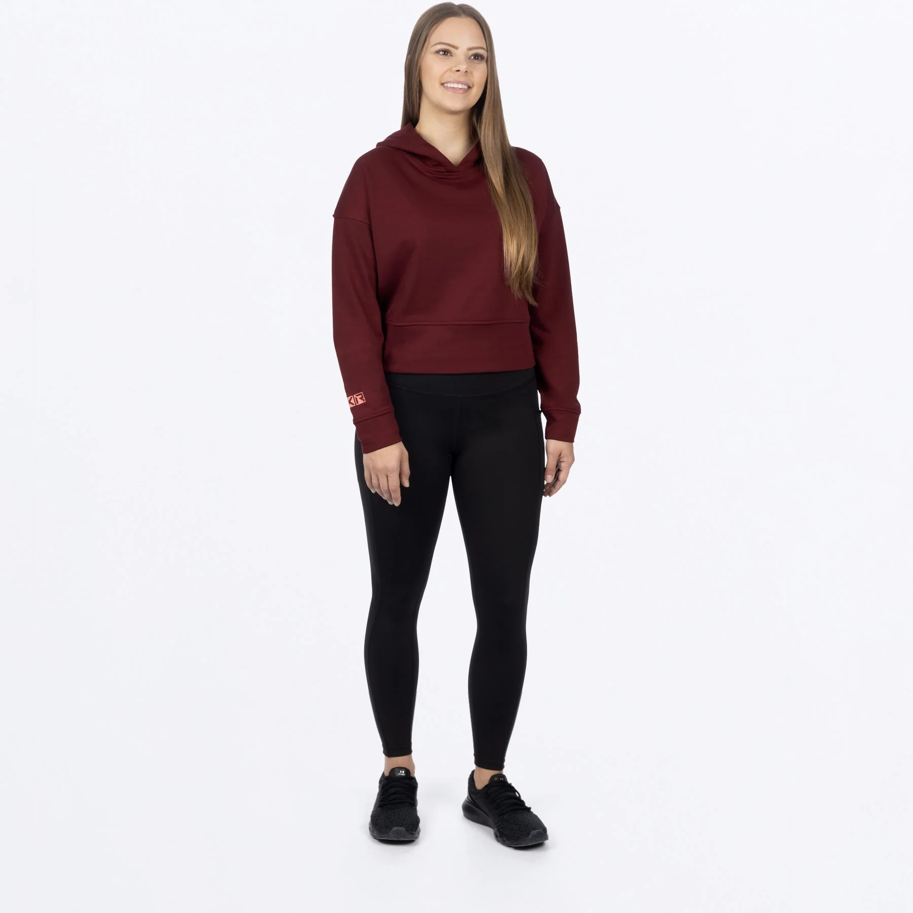 Women's Balance Cropped Pullover Hoodie - Image 19