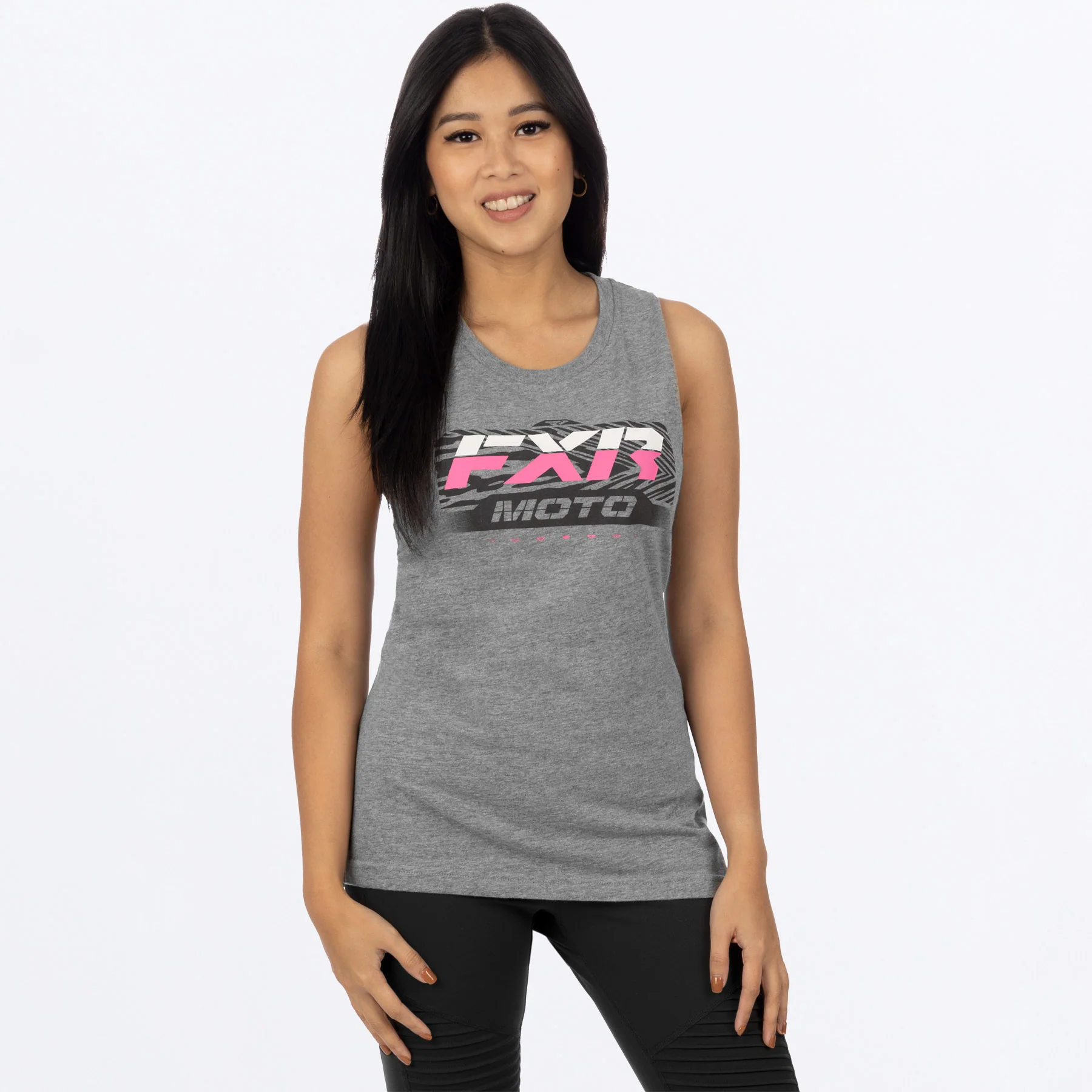 Women's Moto Premium Muscle Tank - Image 2