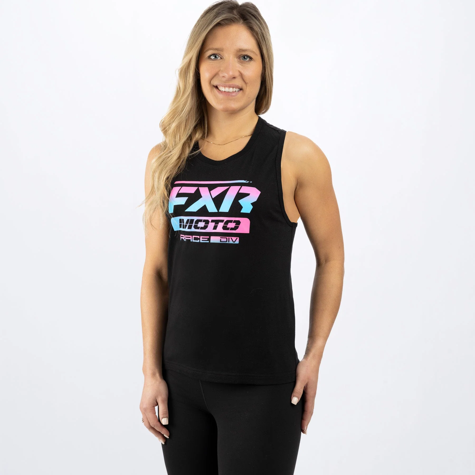 Women's Moto Premium Muscle Tank - Image 2