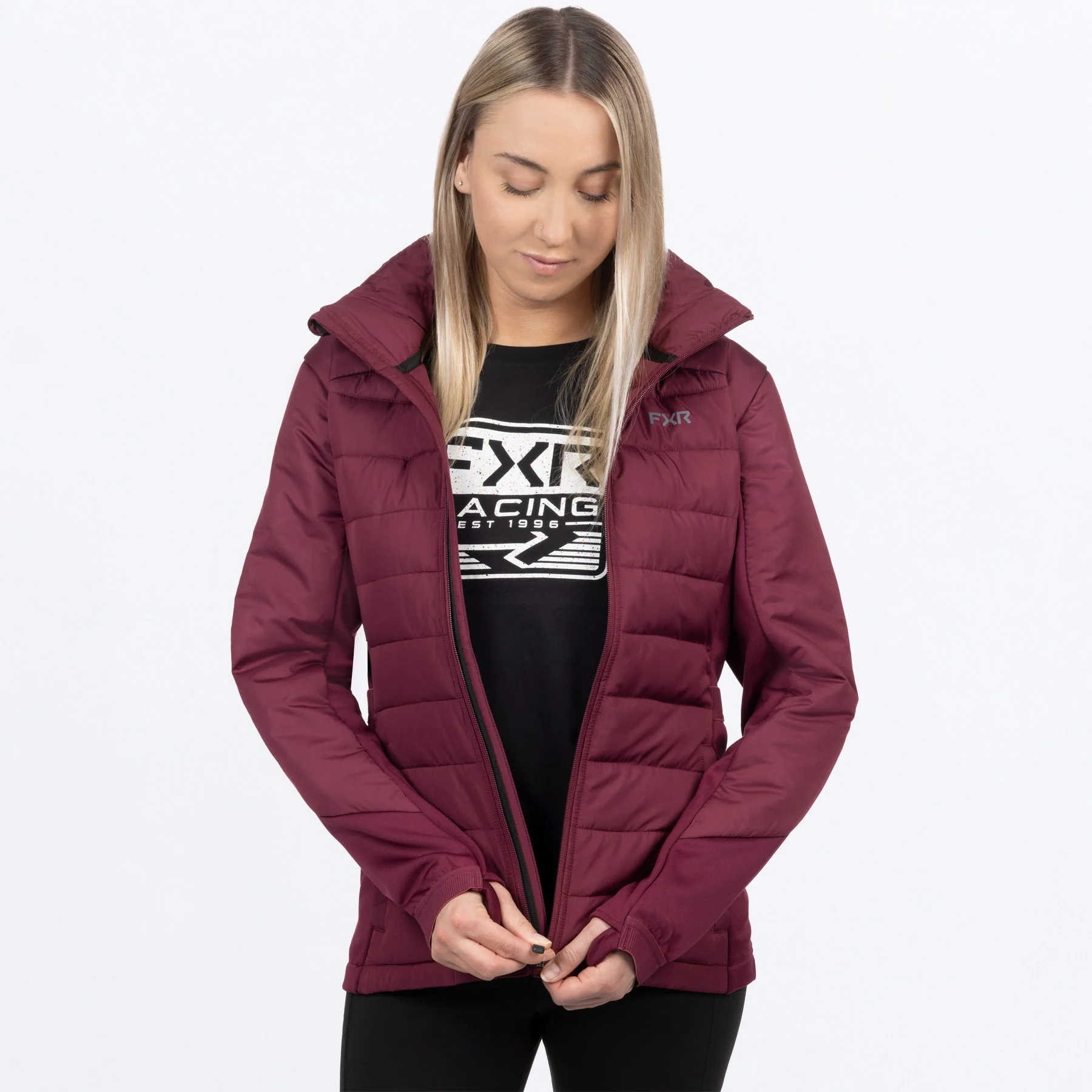 Women's Phoenix Quilted Hoodie - Image 15