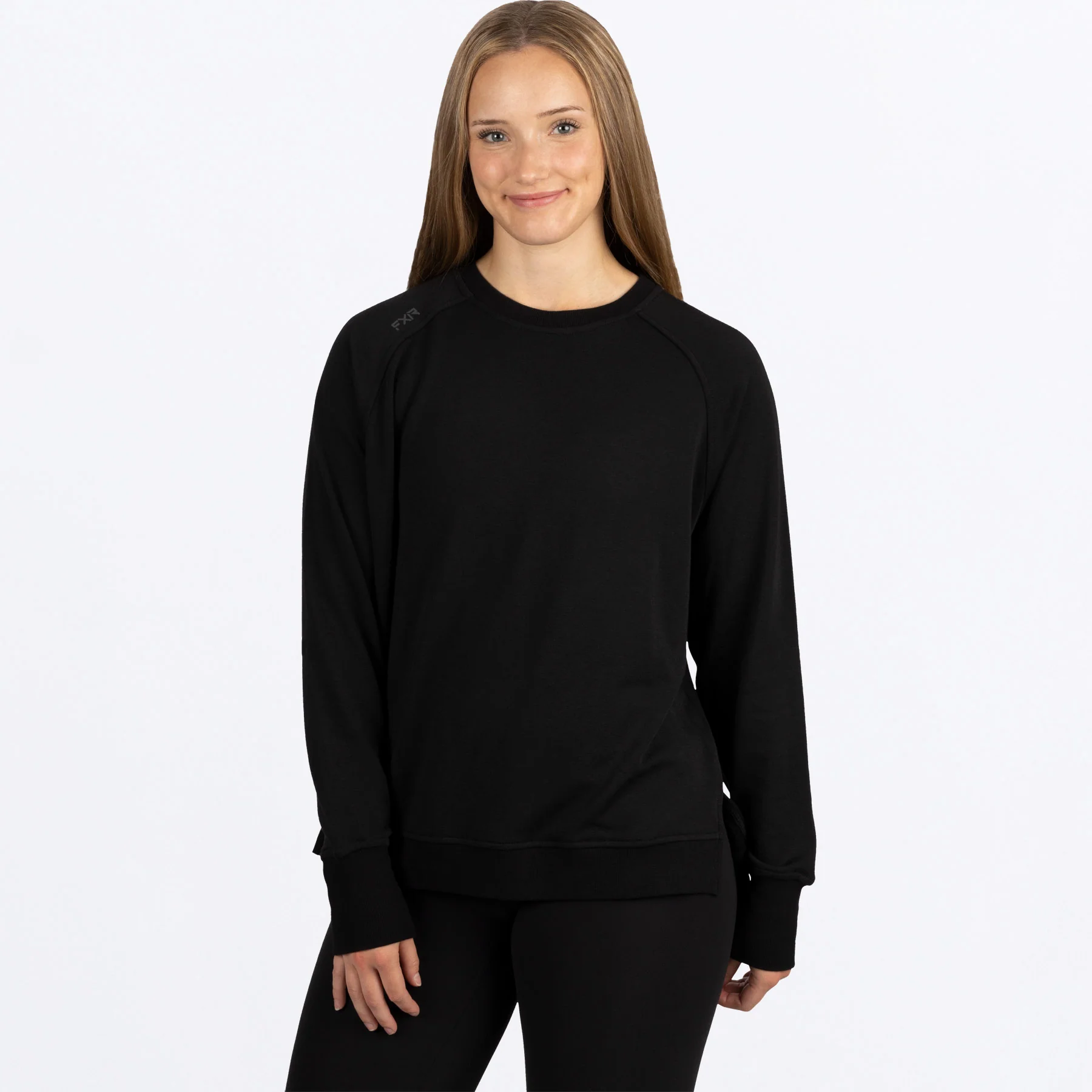 Women's Side Star Crewneck Pullover Sweater - Image 2