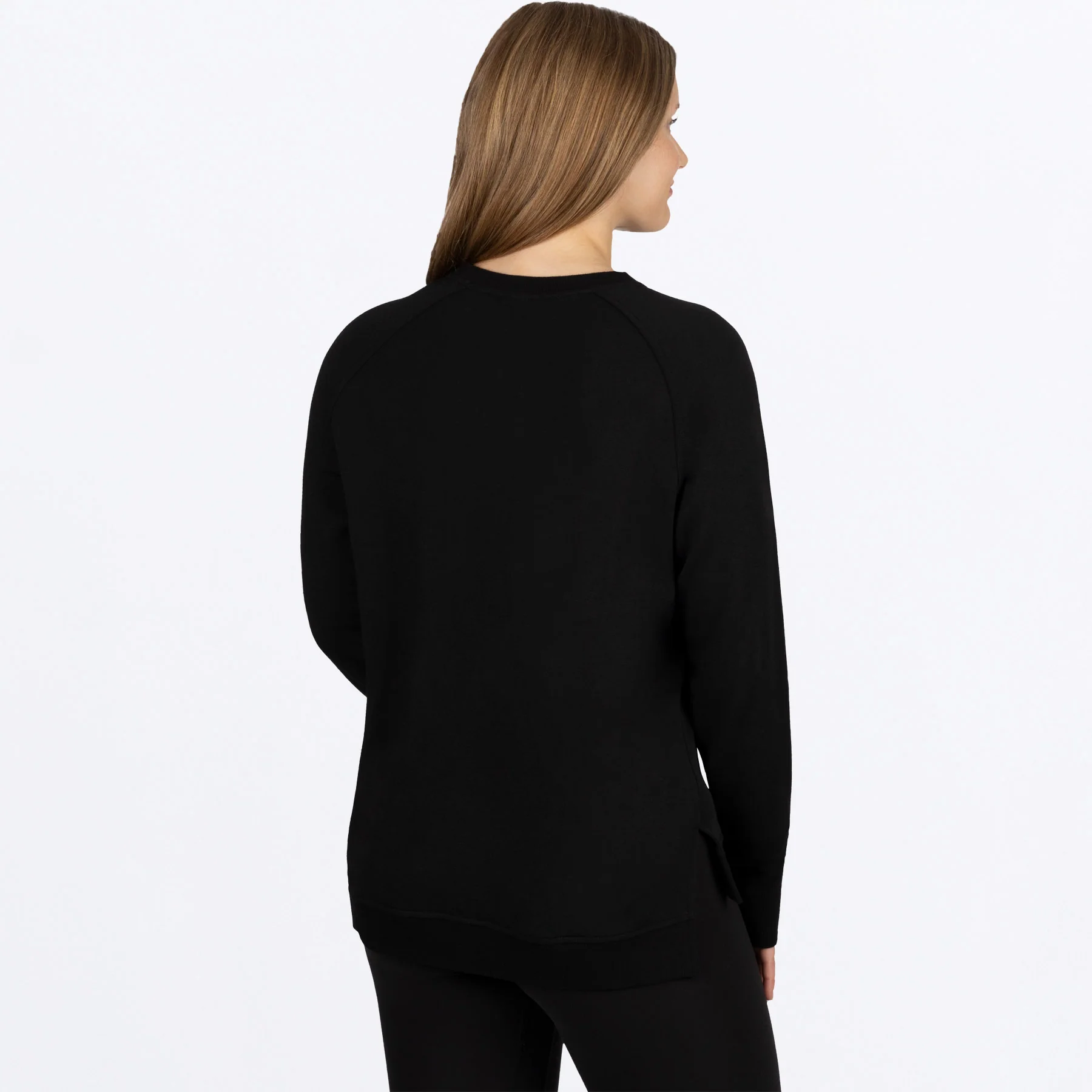 Women's Side Star Crewneck Pullover Sweater - Image 3