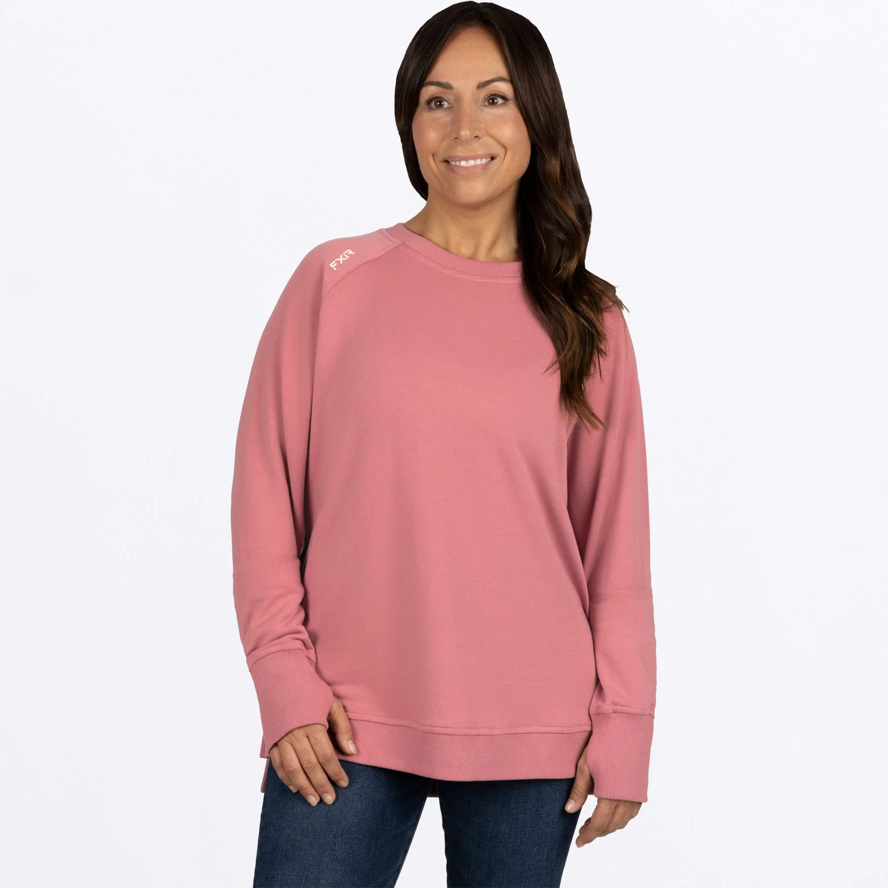 Women's Side Star Crewneck Pullover Sweater - Image 4
