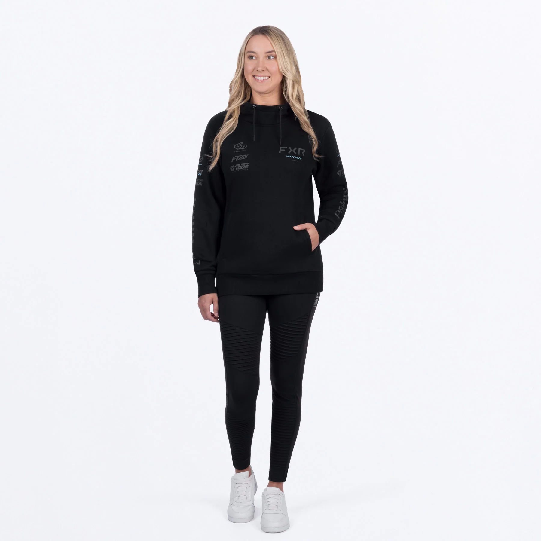 Women's Stack Cotton Pullover Hoodie - Image 3