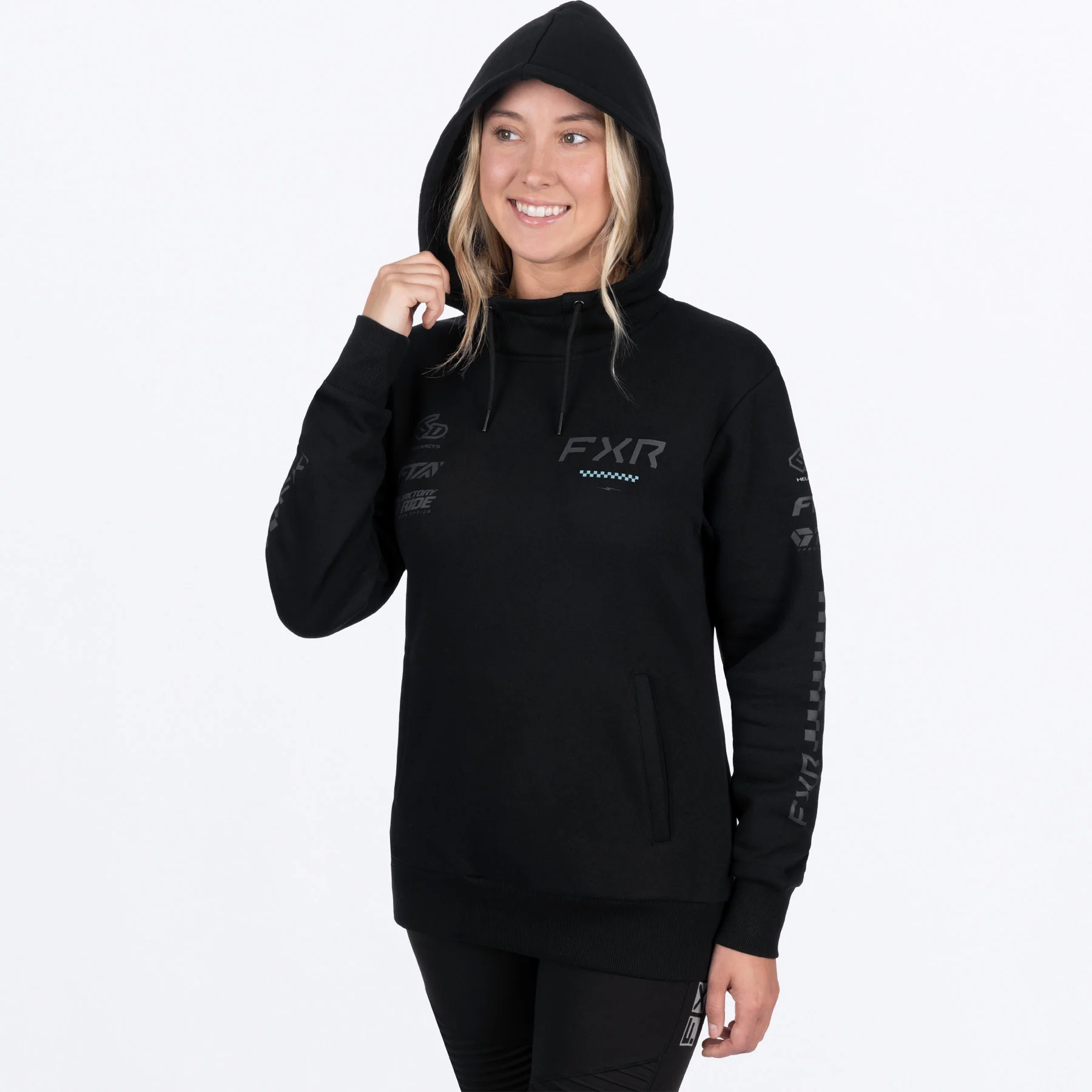 Women's Stack Cotton Pullover Hoodie - Image 4