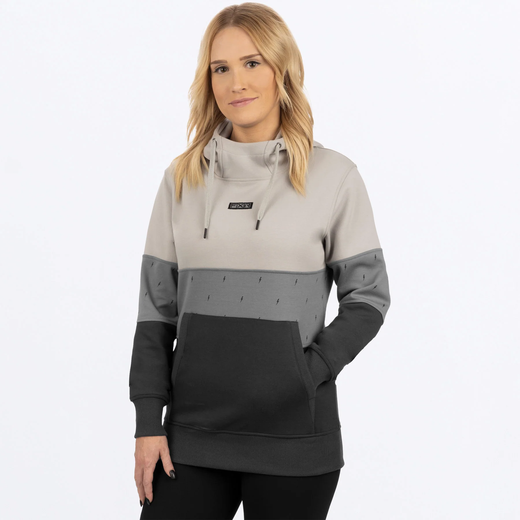 Women's Stripe Pullover Hoodie - Image 2