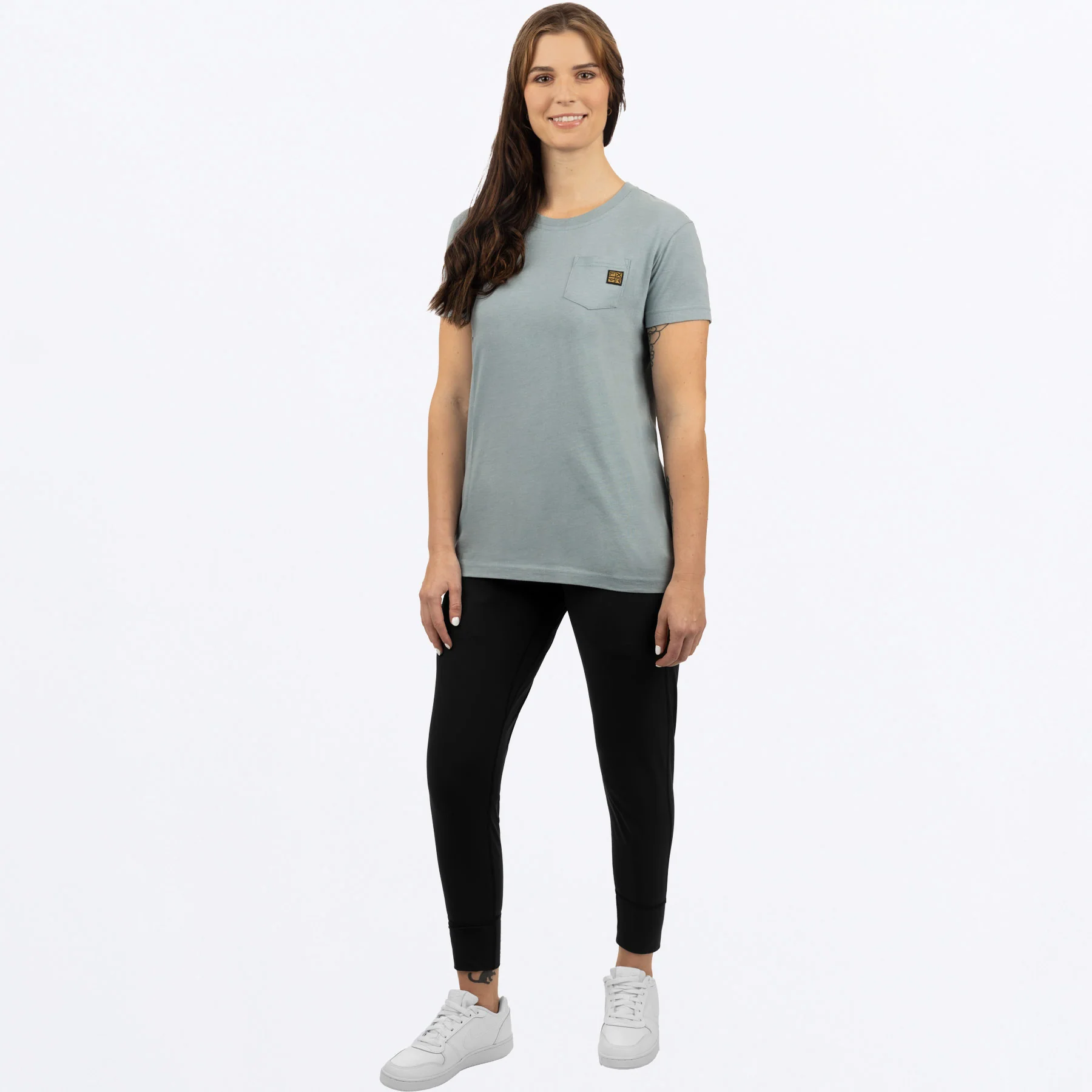 Women's Work Pocket Premium Boyfriend T-Shirt - Image 12