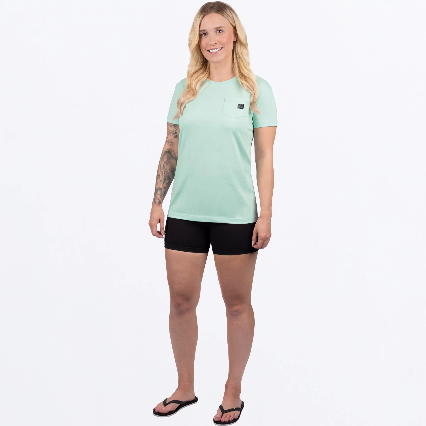 Women's Work Pocket Premium T-Shirt - Image 6