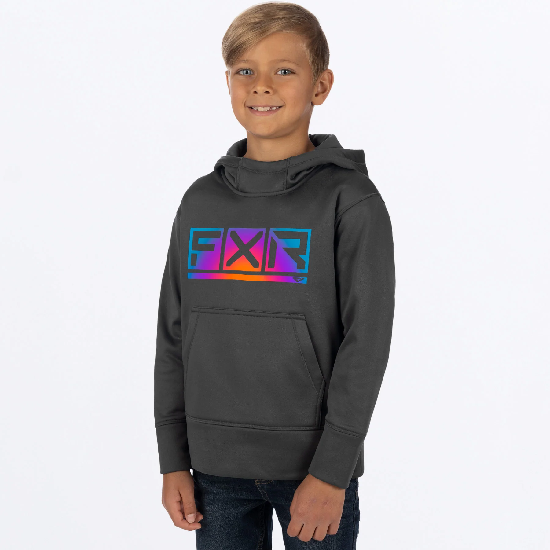 Youth Podium Tech Pullover Hoodie - Image 2
