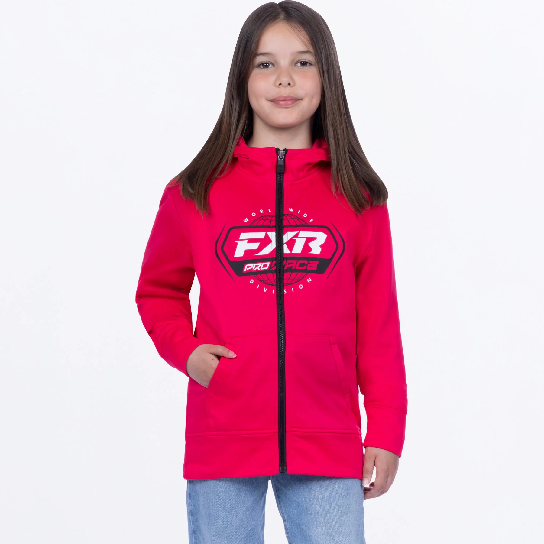 Youth Race Division Tech Zip Hoodie - Image 5